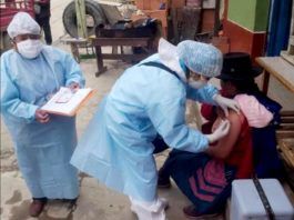 Vacunación en la región Huancavelica